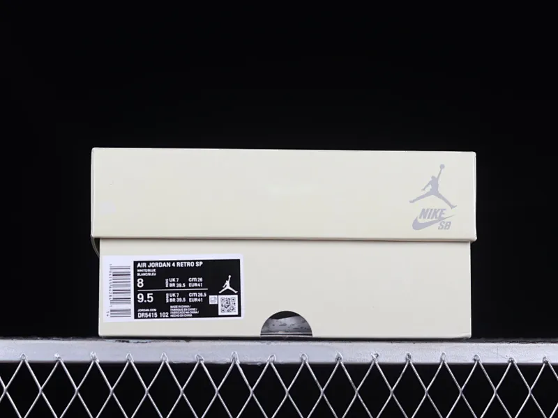 All categories Air Jordan Jordan series basketball shoes Air Jordan 4 Nike SB x Jordan Air Jordan 4 "Sapphire" AJ4 Joe 4 joint sapphire DR5415-102